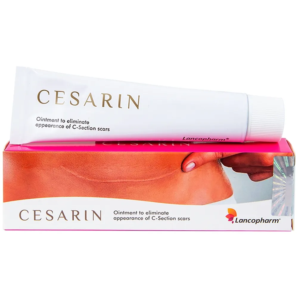 Kem làm mềm và mờ sẹo Lancopharm Cesarin - Công thức độc đáo với Lanolin và Tocopherol hiệu quả
